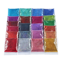 2026 Çevre Dostu Toksik Olmayan Noel Jel Tırnakları Yansıtıcı Parlak Lazer Pigment Altın Gümüş Kırmızı Yeşil Mavi Sim Fabrikası