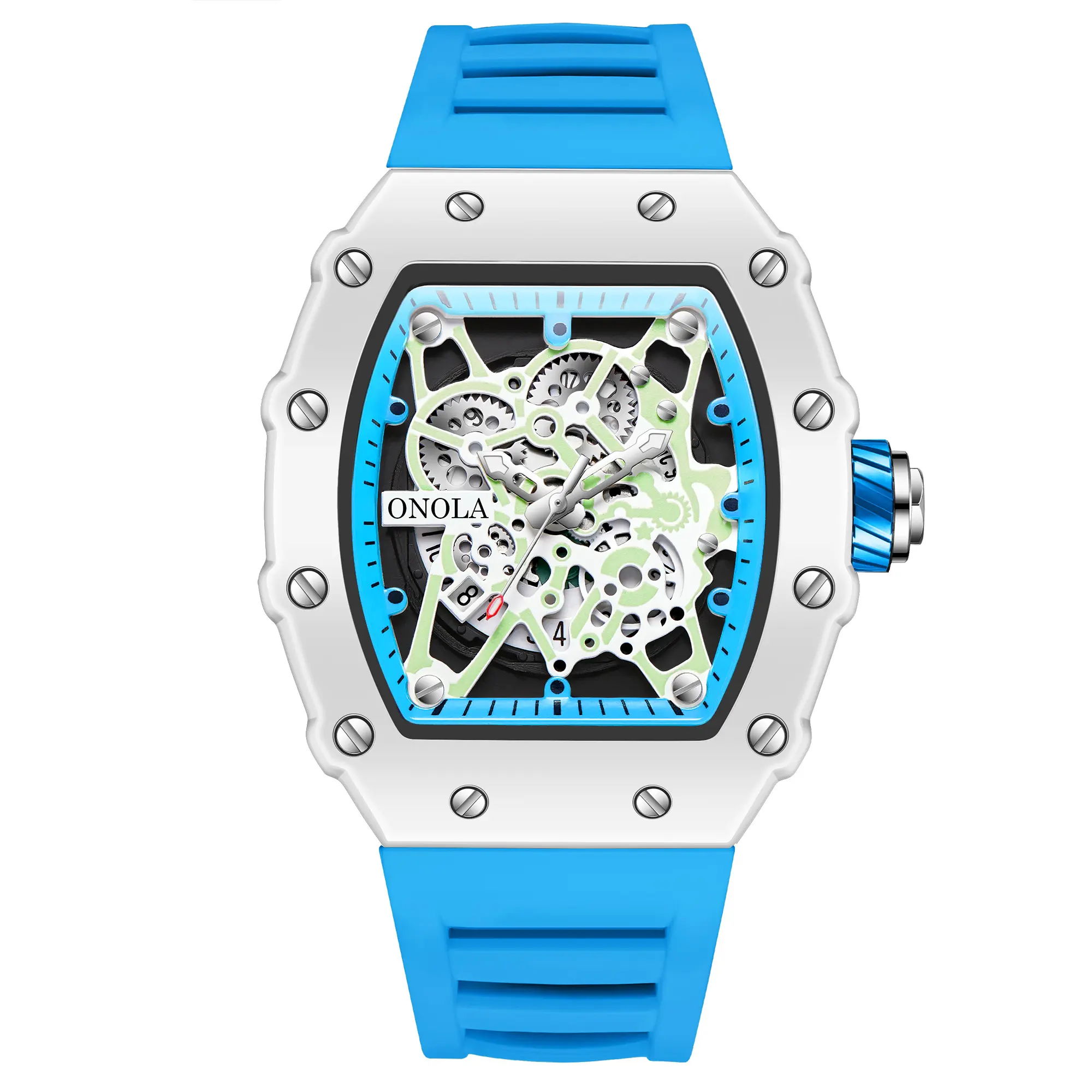 ONOLA 3827W Men Fashion Design Customize Your Logo Square Watch for Men Watch Quartz Watches