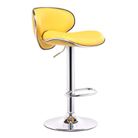 Tabouret de bar industriel de style café français, chaise haute moderne, chaises de bar de cuisine pivotantes en similicuir