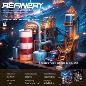 बका स्ट्रीट व्यू 33200-33230 तेल रिफाइनरी महल मुश्किल छोटे कण इकट्ठा प्लास्टिक बिल्डिंग ब्लॉक गहने खिलौने - Product Image 6