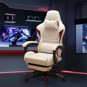 <span class=keywords><strong>Chaise</strong></span> <span class=keywords><strong>de</strong></span> course à gravité zéro RGB pour jeux vidéo, <span class=keywords><strong>chaise</strong></span> pivotante <span class=keywords><strong>Razer</strong></span>, fonctionnalités convertibles, cuir blanc, offre bon marché pour les joueurs - Product Image 2