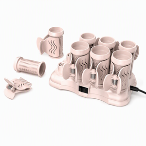 เครื่องม้วนผมไฟฟ้าเซรามิกสีชมพูระดับมืออาชีพ ผลิตจากโรงงานจีน - Product Image 1