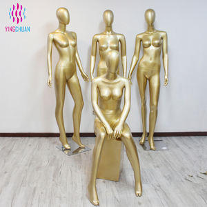 Maniquí femenino oro sexy usado personalizado - Product Image 1