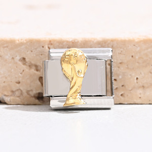 Modular Bracelet Italian DIY Charm Set 2026 Usa Canadian Cup Mascot Series Unisex Fashion Jewelry Gift - Product Image 3