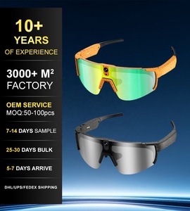 Lunettes de cyclisme intelligentes IA 2026 avec caméra 13,0 MP, enregistrement vidéo ChatGPT, lunettes de sport, traduction IA - Product Image 1