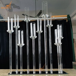 Elegant <strong>Table</strong> <strong>Centre</strong> <strong>Pieces</strong> <strong>Wedding</strong> Crystal Candelabra Event Decoration 10 Arms Glass Candle Holders Centerpieces on Sale - Product Image 5