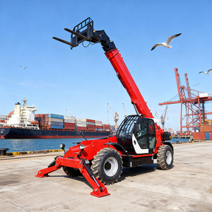 Высокоэффективный износостойкий телескопический погрузчик-манипулятор с ковшом и стрелой, телескопический кран-манипулятор - Product Image 1