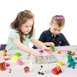 Nhà Máy Cung Cấp Trực Tiếp OEM & ODM DIY Mô Hình Không Khí Khô Đất Sét Chơi Bột Mềm Ánh Sáng Ma Thuật Polymer Đất Sét - Product Image 4