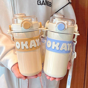 Botella de Agua Personalizable de Acero Inoxidable Aislada, Ecológica, Libre de BPA, de Gran Capacidad, Portátil, para el Verano - Product Image 4