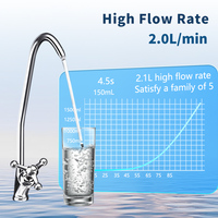 Système de filtration d'eau par ultrafiltration Wosfer, filtre à eau sous évier, purificateur d'eau domestique pour usage domestique