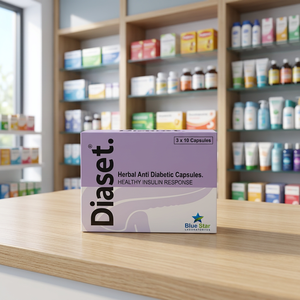 Capsules multi-herbes Diaset combinant Gudmar, Neem, Jamun, Karela, Pathani Lodh et Bilv pour une formule à base de plantes traditionnelle - Product Image 3