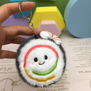 Ce/CPC chứng nhận dễ thương tùy chỉnh <span class=keywords><strong>Tiny</strong></span> thực phẩm đồ chơi sang trọng Móc chìa khóa siêu mềm vật liệu sang trọng với PP bông điền cho bán buôn - Product Image 3