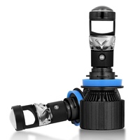 Ampoule de phare LED mini haute puissance A80 HB3 9005 avec projecteur, éclairage de voiture 80W, phare LED pour voitures, lampes auto H7 H4 H11 9006