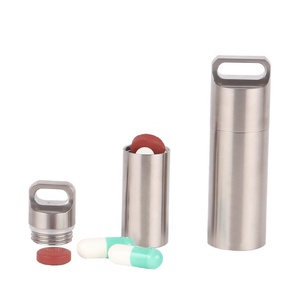 Conteneur de médicaments portable étanche en titane pur pour l'extérieur, stockage de liquides de premiers secours, sans transfert d'odeurs, durable - Product Image 5