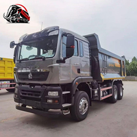 Camion benne lourd SINOTRUK HOWO 6x4 de 400 CV, capacité de charge 20-30 tonnes, pour l'exploitation minière, la construction et les travaux de terrassement