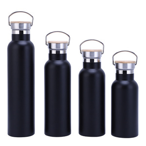 OEM/ODM Thermos School Student Tumblers Flip Straw <b>Double</b> <b>Walled</b> Stainless Steel Blank 500ml 750ml Sports Water Bottle - Product Image 1