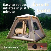 Tente de camping gonflable d'extérieur imperméable pour glamping
