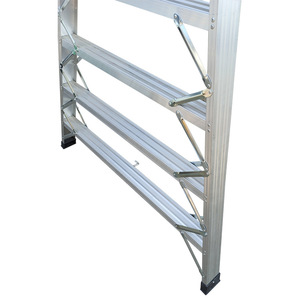 Échelle pliante en alliage d'aluminium de conception moderne Échelle combinée de sécurité d'entrepôt industriel domestique de haute qualité EN131 Salon - Product Image 4