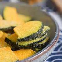 Oferta Especial: Chips de Calabaza Fritos Estilo Tempura, Salados, Duros, de Alta Calidad, Saludables, Snacks Familiares de Primera Categoría, Listos para Comer