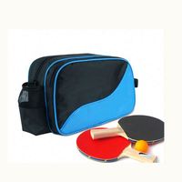 Sac de raquette de tennis de table BSCI, étui en aluminium pour tennis de table, logo personnalisé, housse de raquette de tennis de table