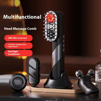 Usage domestique multifonctionnel Anti-chute de cheveux 4 en 1 cuir chevelu peigne de Massage croissance des cheveux massage à micro-courant visage masseur de levage du visage