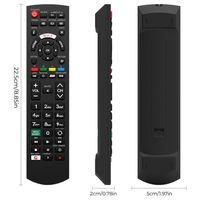 Télécommande universelle de remplacement pour téléviseurs Panasonic, compatible avec tous les téléviseurs intelligents Panasonic Viera HD LCD LED Plasma TV RM-L1378