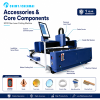 Machine de découpe laser à fibre CNC 3015 pour tôles métalliques, haute rigidité, facile à utiliser, 1500W 2000W 3000W 6000W