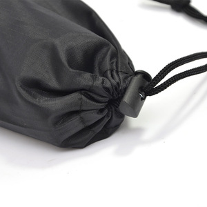 Sac de rangement extérieur à cordon de serrage de 27cm, organisateur d'accessoires portable pour voyage, petit sac de poche unisexe avec fermeture à corde - Product Image 4