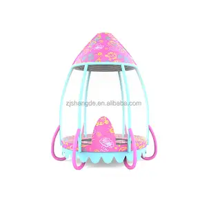 Trampolin Mini untuk anak-anak, cat baru dengan pegangan luar ruangan dalam ruangan