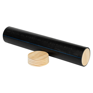 Tuyaux d'irrigation agricoles en PEHD extrudés, résistants à la chaleur, noirs, perforés, de 4 pouces, avec manchon de drainage - Product Image 1