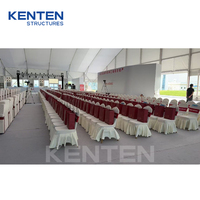 KENTEN Project 45x50 Clear Span Grande salle de cérémonie Salle de conférence Tente Modulaire Squelet un Cadre Tente Aluminium pour 1000 Sièges