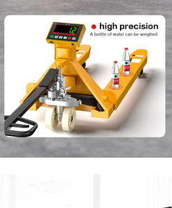 Transpaleteira Hidráulica Manual Elétrica com Balança de Pesagem Capacidade de 3000kg Display LED Alta Precisão Garfo de Aço Manganês ODM - Product Image 6