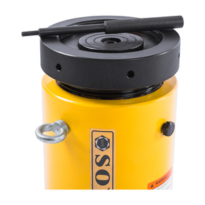 Cylindre hydraulique en acier à simple action ENERPAC (équivalent CLL-1502) 150T avec écrou de blocage réglable – Produit d'origine - Product Image 4