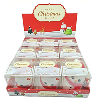 Jouet Squishy Géant Bonhomme de Neige de Noël, Arbre de Noël, Tasse de Thé au Lait, Jouet Anti-Stress Rempli de Farine à Remontée Lente, Ornements de Noël