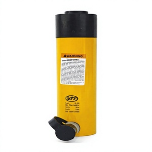 Gato hidráulico de carrera extendida RC258 de 25 toneladas y 210 mm de carrera, con el mismo rendimiento que ENERPAC para operaciones de empuje de cargas pesadas en sitios. - Product Image 1
