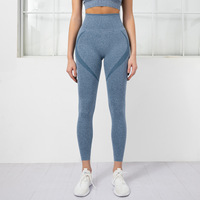 Leggings de nouvelle conception, taille haute, vêtements de yoga, pantalon de sport, leggings sans couture pour les fesses