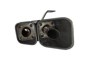 Новая выхлопная система для мотоцикла из нержавеющей стали, 51 мм, черная, в идеальном состоянии - Product Image 4