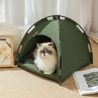 Tragbares Haustier-Zelt für Katzen, Gemütliches und Komfortables Katzenbett-Zelt mit Einfacher Montage