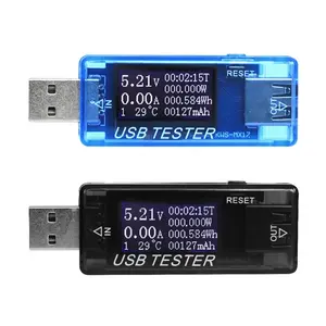 8 in1 QC2.0 3.0 4-30V Voltmeter USB-Tester Spannungs anzeige Energie zähler USB-Detektor Monitor Volt Strom Ampere meter