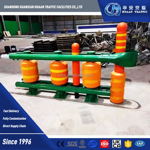 Sicurezza autostradale doppio secchi barriera a rulli Anti-corrosione in plastica facile da montare del traffico barriera di fabbrica prezzo - Product Image 6