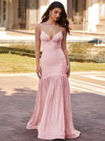 Robe de soirée Balry nouvelle collection été, respirante, sexy, à col halter, dos nu, coupe sirène/trompette, pour femme