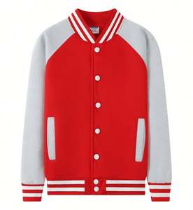 Vestes de baseball en spandex à col en V pour hommes, vente chaude, logo brodé personnalisé, respirantes, style folklorique, usage promotionnel, couleur personnalisée - Product Image 5