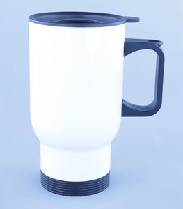 Vaso de Viaje de Acero Inoxidable con Revestimiento y Asa de 450 ml, Taza para Auto Sublimable - Product Image 3