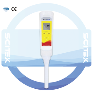 Medidor de <span class=keywords><strong>pH</strong></span> de Bolso de Alta Precisão SCITEK com Calibração de 1 a 3 Pontos, Tela LCD de Duplo Display e Membrana Sensível ao <span class=keywords><strong>pH</strong></span> Cônica - Product Image 3