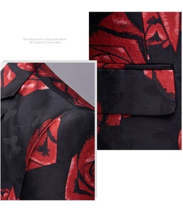 Trajes de Hombre de Dos Piezas Bordados de Talla Grande en Oferta, Traje de Hombre Deportivo, Traje de Boda Ajustado para Hombre - Product Image 5