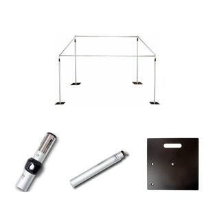 Toile de fond d'événement personnalisable portable de qualité supérieure Fournitures de fête Kits de <span class=keywords><strong>tuyaux</strong></span> et de draperies pour location et occasions spéciales - Product Image 1