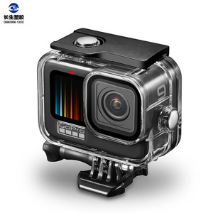 Changsheng Plastic GoPro Waterproof Housing For Hero9 10 11 Action <b>Camera</b> Protective Case With <b>Filter</b> Mount Accessory - Product Image 1