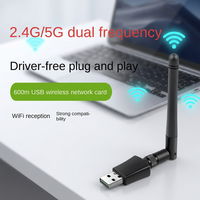 Nuevo Adaptador WiFi USB 2.0 Externo Inalámbrico de 150 Mbps, Receptor Wi-Fi, Dongle para Computadora Portátil, Tarjeta de Red para PC/Laptop, en Stock