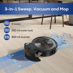 Aspiradora Robótica Inteligente OEM ODM con APP Tuya, Motor sin Escobillas, Garantía de 3 Años, Alta Succión, Eliminación Automática de Suciedad, Uso Doméstico y Hotelero - Product Image 4