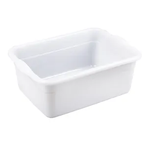 Panier de rangement en plastique blanc boîte de rangement pour fruits et légumes boîte de rangement pour aliments barbecue, bol de restaurant et boîte à baguettes